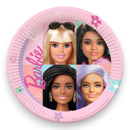 Picture of BARBIE PAPER PLATES 22.8CM - 8 PACK